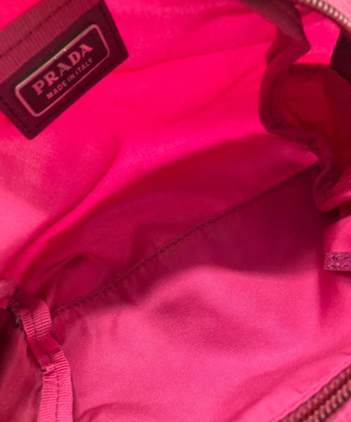 PRADA（プラダ）PRADA (プラダ) PRADA　ポーチ ショッキングピンクの古着・服飾アイテム