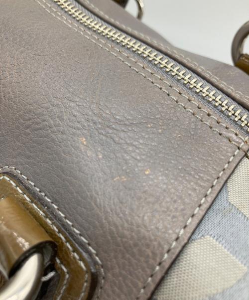 COACH（コーチ）COACH (コーチ) COACH　2WAYバッグ ライトグレー×グリーンの古着・服飾アイテム