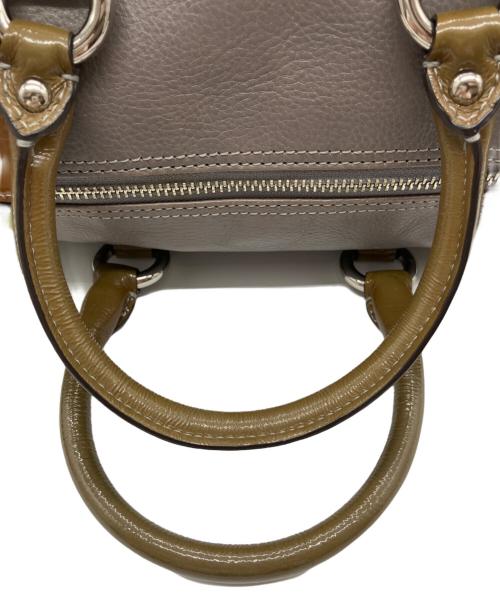 COACH（コーチ）COACH (コーチ) COACH　2WAYバッグ ライトグレー×グリーンの古着・服飾アイテム