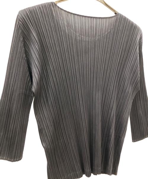 PLEATS PLEASE（プリーツプリーズ）PLEATS PLEASE (プリーツプリーズ) PLEATS PLEASE　長袖カットソー ブラック サイズ:4の古着・服飾アイテム
