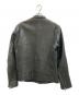 BEAUTY&YOUTH (ビューティーアンドユース) シングルライダースジャケット ブラック サイズ:L：5000円