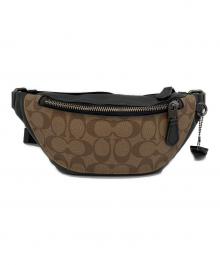 COACH（コーチ）の古着「COACH　ウエストバッグ」｜ブラウン×ブラック