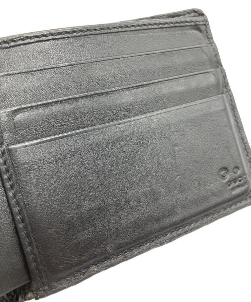GUCCI（グッチ）GUCCI (グッチ) GUCCI 2つ折り財布 ブラックの古着・服飾アイテム