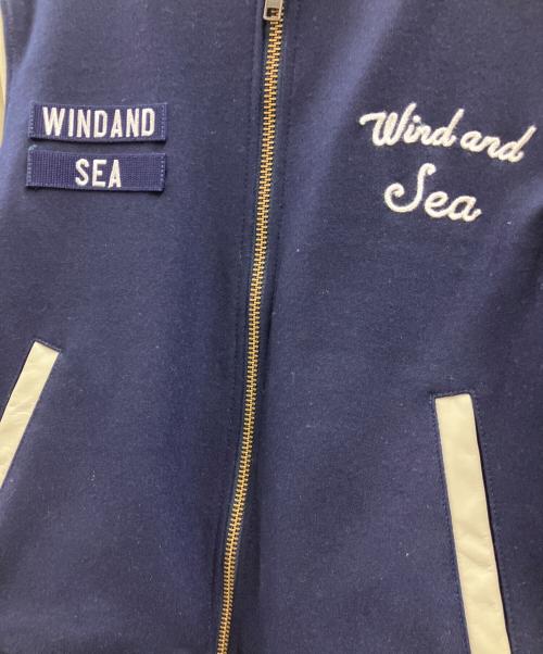 WIND AND SEA（ウィンダンシー）WIND AND SEA (ウィンダンシー) スタジャン ネイビー サイズ:Mの古着・服飾アイテム
