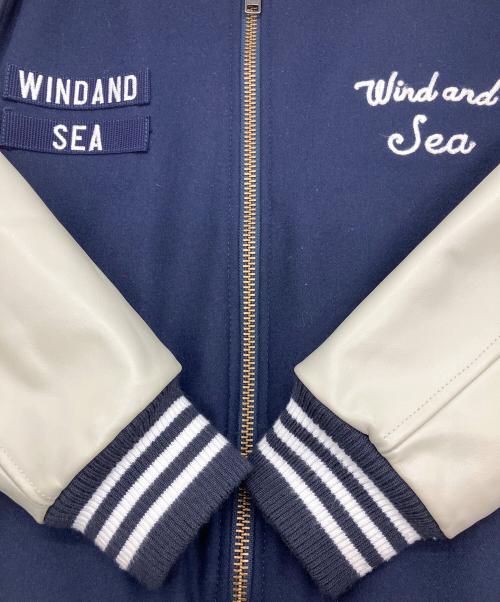 WIND AND SEA（ウィンダンシー）WIND AND SEA (ウィンダンシー) スタジャン ネイビー サイズ:Mの古着・服飾アイテム