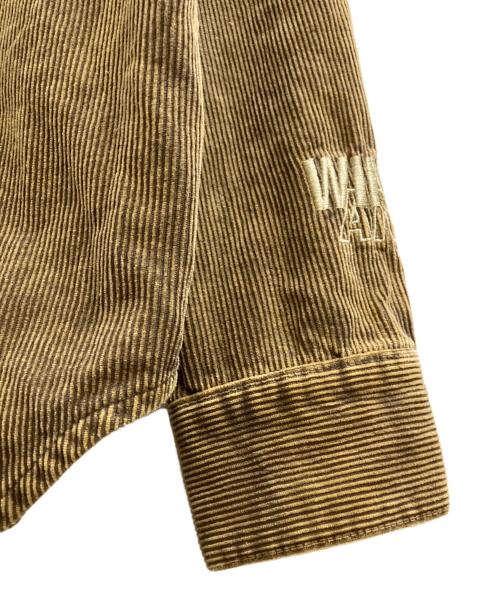 WIND AND SEA（ウィンダンシー）WIND AND SEA (ウィンダンシー) コーデュロイシャツ ブラウン サイズ:Sの古着・服飾アイテム