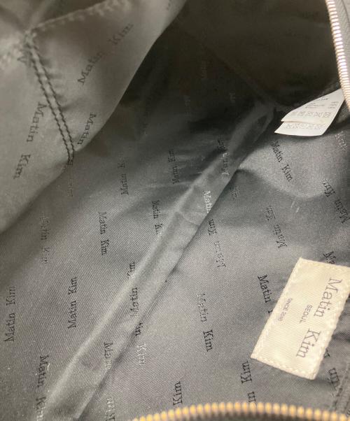 Matin Kim（マーティン・キム）MATIN KIM (マーティン・キム) MATIN KIM　トートバッグ ブラックの古着・服飾アイテム