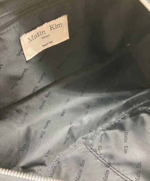 Matin Kim（マーティン・キム）MATIN KIM (マーティン・キム) MATIN KIM　トートバッグ ブラックの古着・服飾アイテム