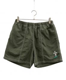 Quiksilver×DOG TOWN（クイックシルバー×ドッグ タウン）の古着「DTQS NYLON SHORTS」｜カーキ