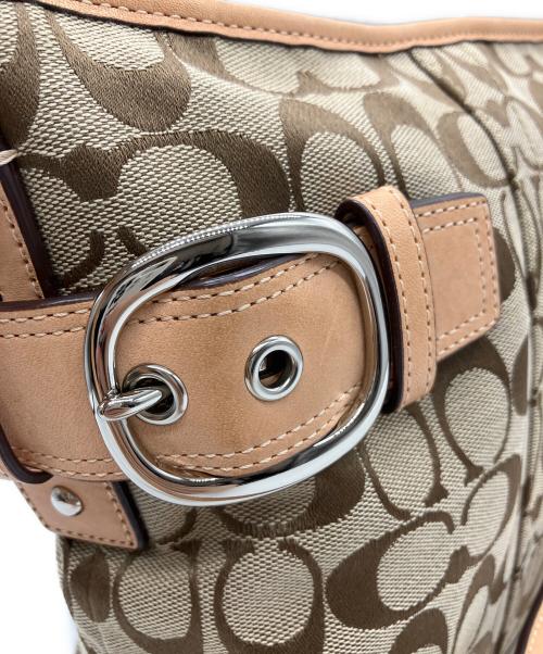 COACH（コーチ）COACH (コーチ) COACH　ショルダーバッグ ベージュの古着・服飾アイテム