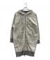 DIESEL（ディーゼル）の古着「ダメージ加工ジップパーカー」｜グレー
