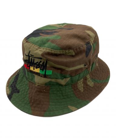 中古・古着通販】stussy (ステューシー) バケットハット オリーブ