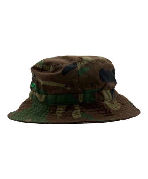 stussy（ステューシー）stussy (ステューシー) バケットハット オリーブの古着・服飾アイテム