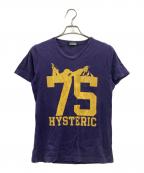 Hysteric Glamourヒステリックグラマー）の古着「半袖カットソー」｜パープル