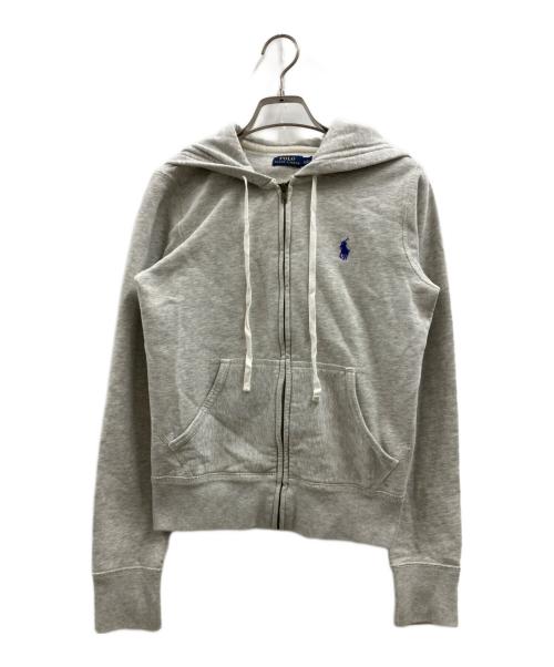 POLO RALPH LAUREN（ポロ・ラルフローレン）POLO RALPH LAUREN (ポロ・ラルフローレン) ジップパーカー グレー サイズ:Sの古着・服飾アイテム