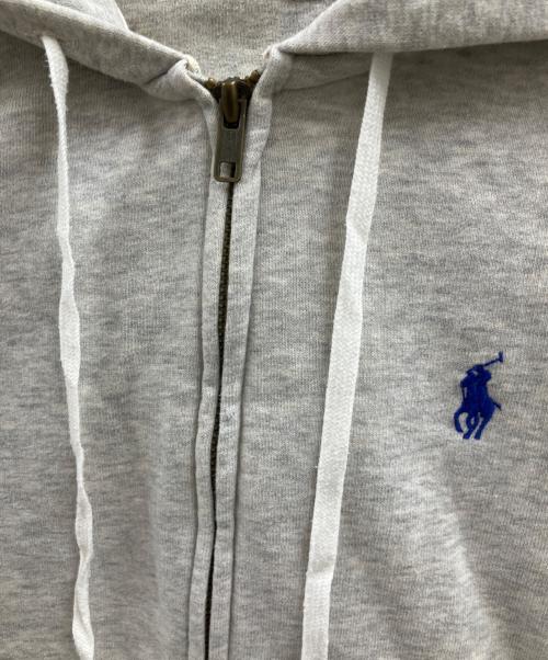POLO RALPH LAUREN（ポロ・ラルフローレン）POLO RALPH LAUREN (ポロ・ラルフローレン) ジップパーカー グレー サイズ:Sの古着・服飾アイテム