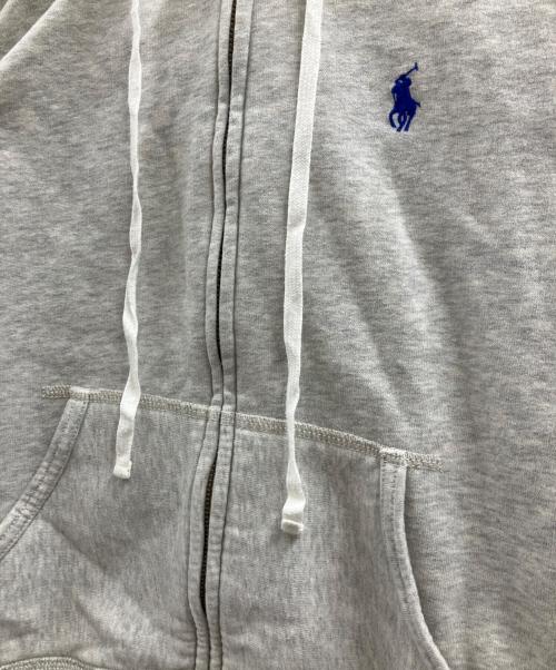 POLO RALPH LAUREN（ポロ・ラルフローレン）POLO RALPH LAUREN (ポロ・ラルフローレン) ジップパーカー グレー サイズ:Sの古着・服飾アイテム