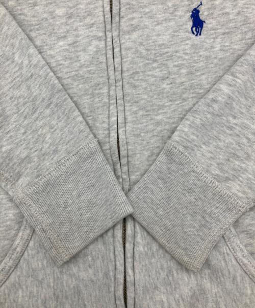 POLO RALPH LAUREN（ポロ・ラルフローレン）POLO RALPH LAUREN (ポロ・ラルフローレン) ジップパーカー グレー サイズ:Sの古着・服飾アイテム