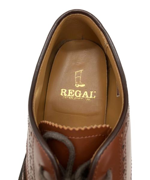 REGAL（リーガル）REGAL (リーガル) ウィングチップシューズ ブラウン サイズ:24.5の古着・服飾アイテム