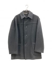 MONTGOMERY（モンゴメリー）の古着「ステンカラーコート」｜ブラック