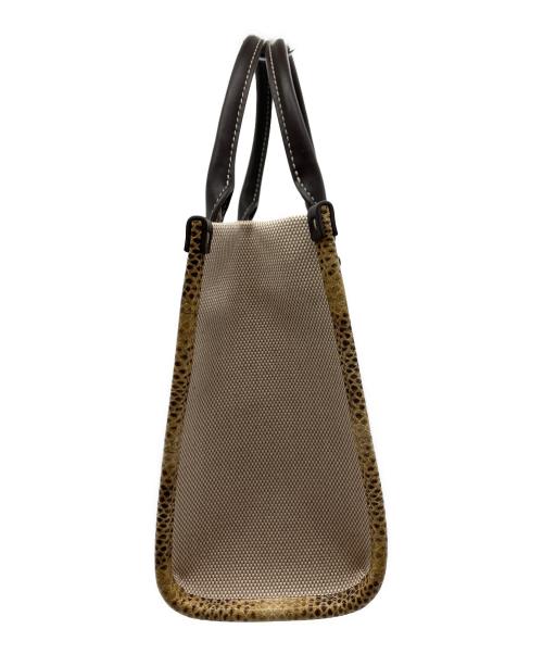 TORY BURCH（トリーバーチ）TORY BURCH (トリーバーチ) Blake Canvas Embossed Small ベージュの古着・服飾アイテム