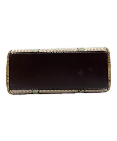 TORY BURCH（トリーバーチ）TORY BURCH (トリーバーチ) Blake Canvas Embossed Small ベージュの古着・服飾アイテム