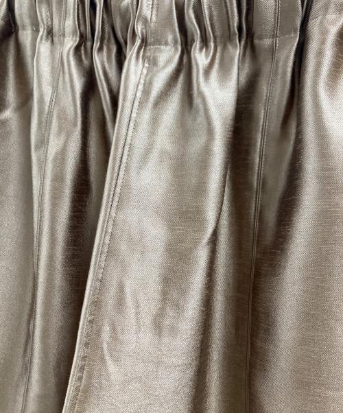 HeRIN.CYE（ヘリンドットサイ）HeRIN.CYE (ヘリンドットサイ) Shiny cocoon pants ブラウン サイズ:FREEの古着・服飾アイテム