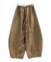 HeRIN.CYE (ヘリンドットサイ) Shiny cocoon pants ブラウン サイズ:FREE：5000円