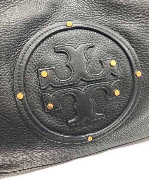 TORY BURCH（トリーバーチ）TORY BURCH (トリーバーチ) ビッグロゴトートバッグ ブラックの古着・服飾アイテム