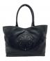 TORY BURCH（トリーバーチ）の古着「ビッグロゴトートバッグ」｜ブラック