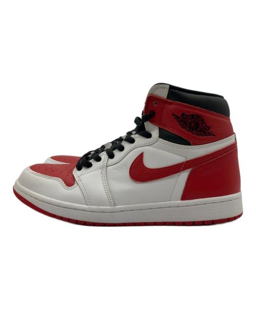 NIKE（ナイキ）NIKE (ナイキ) Air Jordan 1 High OG Heritage レッド×ホワイト サイズ:28の古着・服飾アイテム