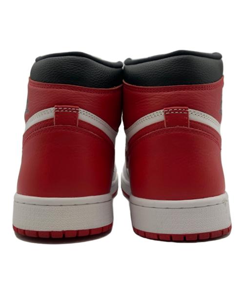 NIKE（ナイキ）NIKE (ナイキ) Air Jordan 1 High OG Heritage レッド×ホワイト サイズ:28の古着・服飾アイテム