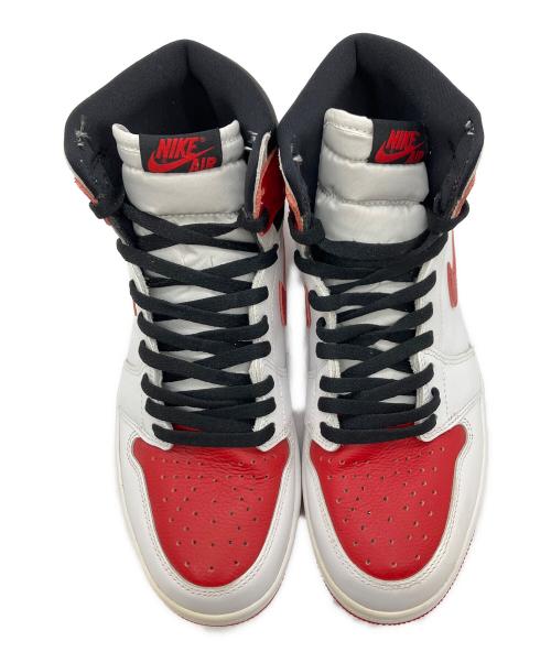 NIKE（ナイキ）NIKE (ナイキ) Air Jordan 1 High OG Heritage レッド×ホワイト サイズ:28の古着・服飾アイテム