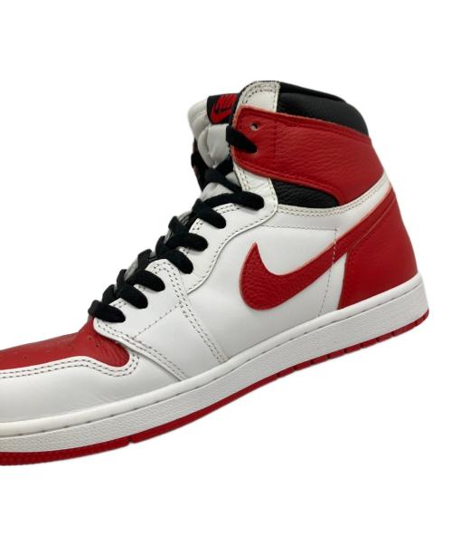 NIKE（ナイキ）NIKE (ナイキ) Air Jordan 1 High OG Heritage レッド×ホワイト サイズ:28の古着・服飾アイテム
