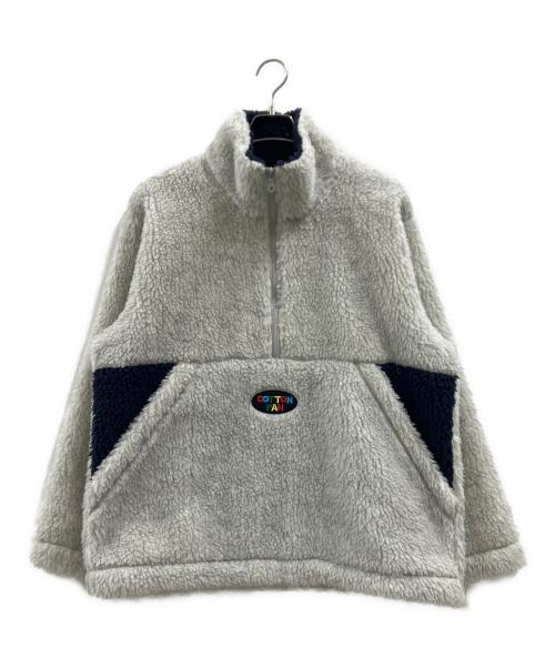 COTTON PAN（コットンパン）COTTON PAN (コットンパン) ハーフジップボアジャケット ホワイト サイズ:1の古着・服飾アイテム