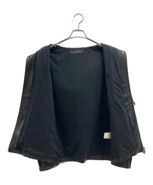 Shama（シャマ）Shama (シャマ) レザージャケット ブラック サイズ:40の古着・服飾アイテム