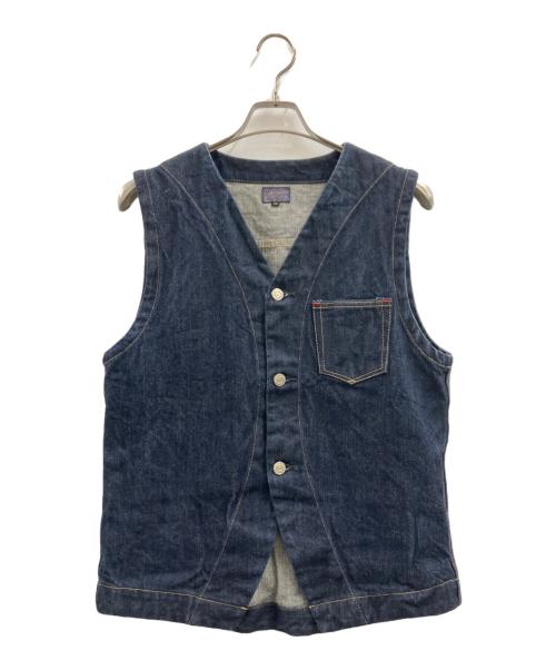 Deluxeware（デラックスウェア）DELUXEWARE (デラックスウェア) デニムベスト インディゴ サイズ:Mの古着・服飾アイテム