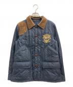 RALPH LAURENラルフローレン）の古着「キルティングジャケット」｜ネイビー