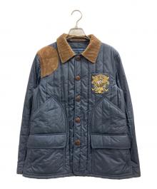 RALPH LAUREN（ラルフローレン）の古着「キルティングジャケット」｜ネイビー