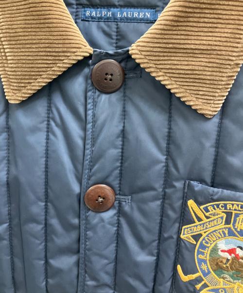 RALPH LAUREN（ラルフローレン）RALPH LAUREN (ラルフローレン) キルティングジャケット ネイビー サイズ:11の古着・服飾アイテム