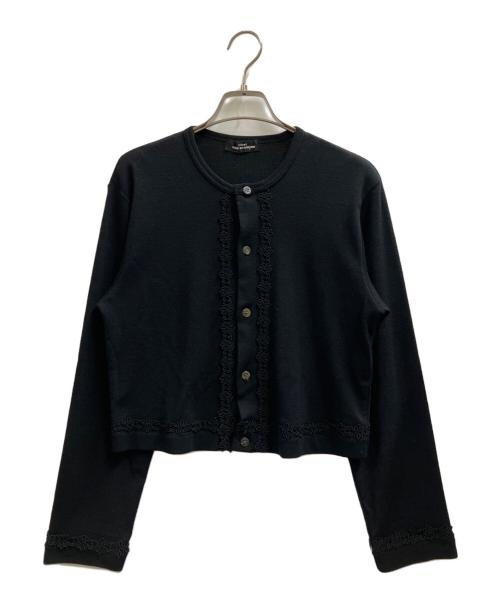 tricot COMME des GARCONS（トリココムデギャルソン）tricot COMME des GARCONS (トリココムデギャルソン) 薄手カーディガン ブラック サイズ:不明の古着・服飾アイテム