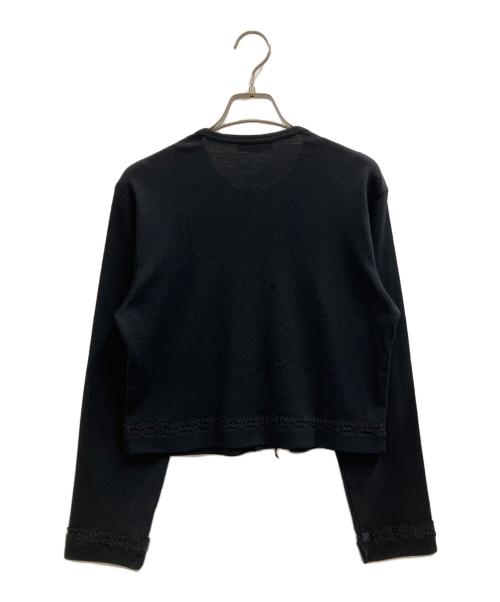 tricot COMME des GARCONS（トリココムデギャルソン）tricot COMME des GARCONS (トリココムデギャルソン) 薄手カーディガン ブラック サイズ:不明の古着・服飾アイテム