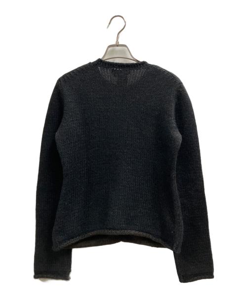 yohji yamamoto+noir（ヨウジヤマモトプリュスノアール）yohji yamamoto+Noir (ヨウジヤマモトプリュスノアール) 厚手ニット ブラック サイズ:3の古着・服飾アイテム