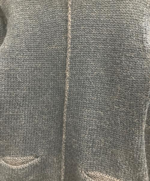 yohji yamamoto+noir（ヨウジヤマモトプリュスノアール）yohji yamamoto+Noir (ヨウジヤマモトプリュスノアール) 厚手ニット ブラック サイズ:3の古着・服飾アイテム