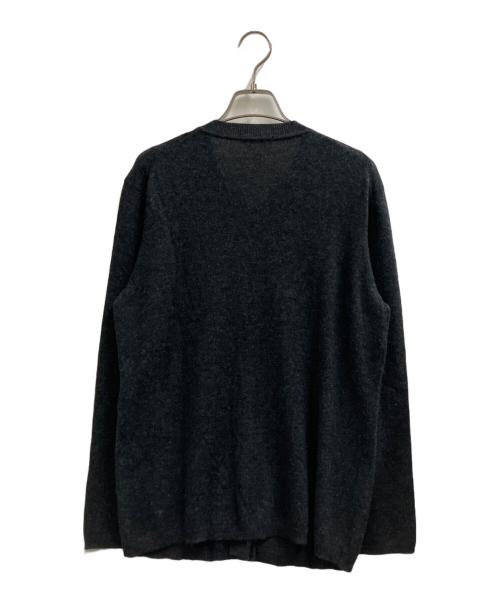 ISSEY MIYAKE（イッセイミヤケ）ISSEY MIYAKE (イッセイミヤケ) 薄手カーディガン ブラック サイズ:Mの古着・服飾アイテム