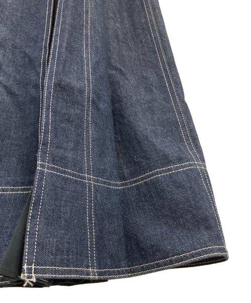 CASA FLINE（カーサフライン）CASA FLINE (カーサフライン) フロントホックデニムロングワンピース インディゴ サイズ:FREEの古着・服飾アイテム