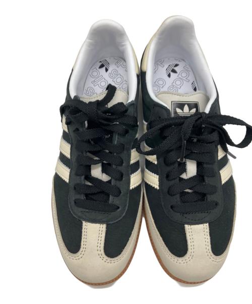 adidas（アディダス）adidas (アディダス) adidas　ローカットスニーカー ブラック×ホワイト サイズ:24㎝の古着・服飾アイテム