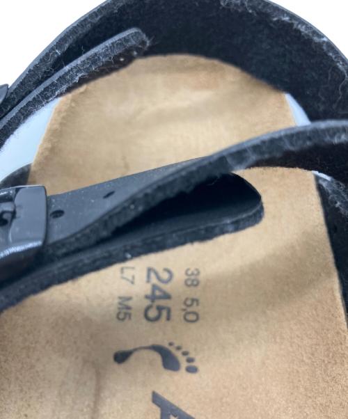 BIRKENSTOCK（ビルケンシュトック）BIRKENSTOCK (ビルケンシュトック) BIRKENSTOCK　サンダル ブラック サイズ:24.5㎝の古着・服飾アイテム