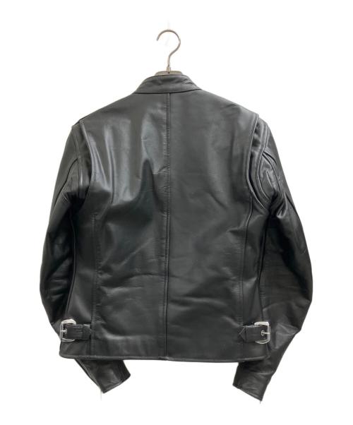 Liugoo Leathers（リューグーレザーズ）LIUGOO LEATHERS (リューグーレザーズ) シングルライダースジャケット ブラック サイズ:LLの古着・服飾アイテム