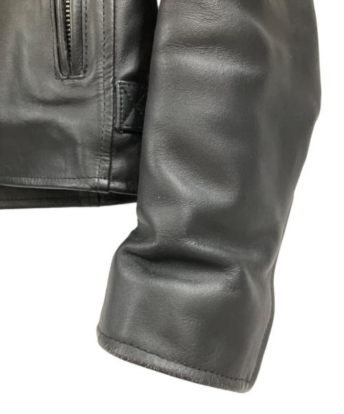 Liugoo Leathers（リューグーレザーズ）LIUGOO LEATHERS (リューグーレザーズ) シングルライダースジャケット ブラック サイズ:LLの古着・服飾アイテム